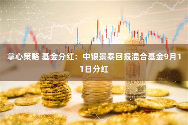 掌心策略 基金分红：中银景泰回报混合基金9月11日分红